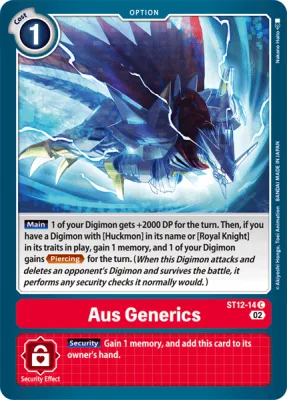 Aus Generics, Digimon card ST12-14