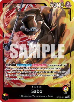 One Piece card ST13-001 artwork