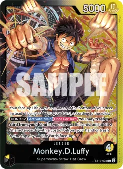 One Piece card ST13-003 artwork