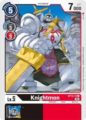 Knightmon, Digimon card ST13-12