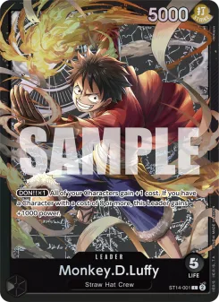 One Piece card ST14-001 artwork