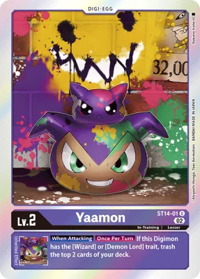 Yaamon, Digimon card ST14-01