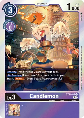 Candlemon, Digimon card ST14-03