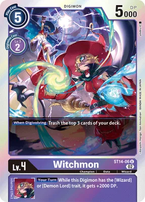Witchmon, Digimon card ST14-06