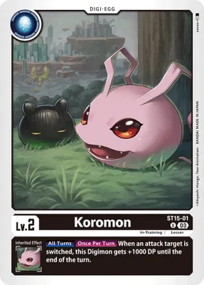 Koromon, Digimon card ST15-01