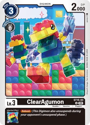 ClearAgumon, Digimon card ST15-03
