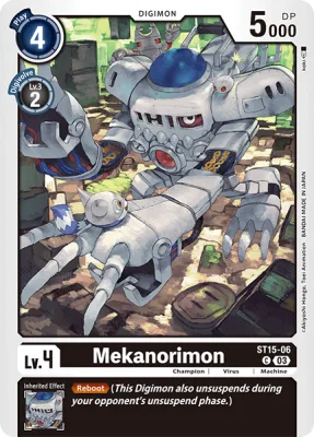 Mekanorimon, Digimon card ST15-06