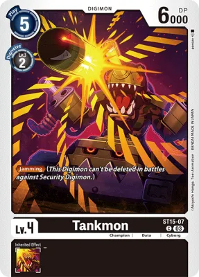Tankmon, Digimon card ST15-07