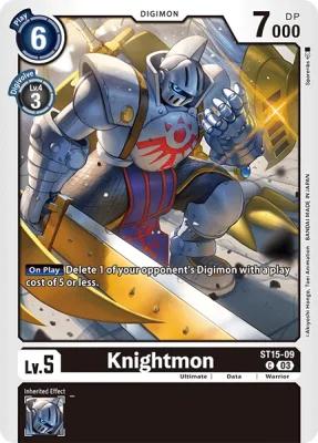Knightmon, Digimon card ST15-09