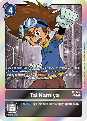 Tai Kamiya, Digimon card ST15-14