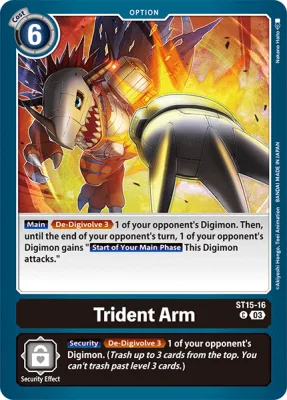 Trident Arm, Digimon card ST15-16