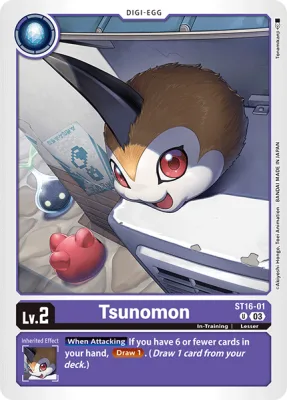 Tsunomon, Digimon card ST16-01
