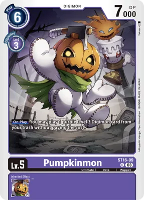 Pumpkinmon, Digimon card ST16-09