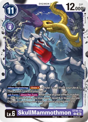 SkullMammothmon, Digimon card ST16-13