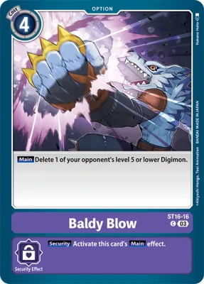 Baldy Blow, Digimon card ST16-16