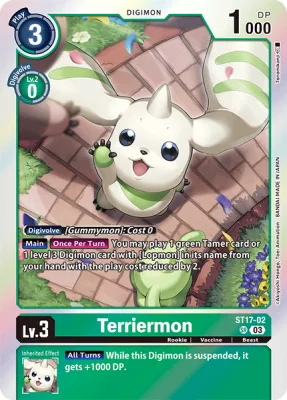 Terriermon, Digimon card ST17-02