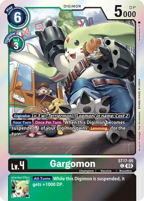 Gargomon, Digimon card ST17-05