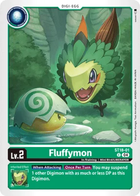 Fluffymon, Digimon card ST18-01
