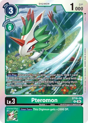 Pteromon, Digimon card ST18-04