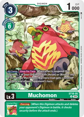 Muchomon, Digimon card ST18-05