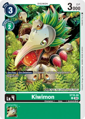 Kiwimon, Digimon card ST18-06