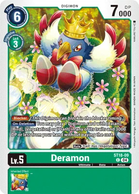 Deramon, Digimon card ST18-09
