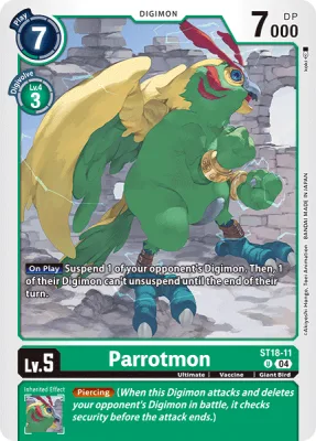 Parrotmon, Digimon card ST18-11