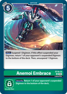 Anemoi Embrace, Digimon card ST18-15