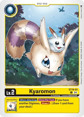 Kyaromon, Digimon card ST19-01