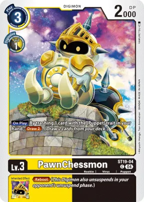 PawnChessmon, Digimon card ST19-04