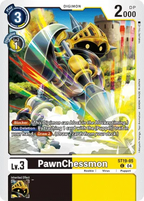 PawnChessmon, Digimon card ST19-05