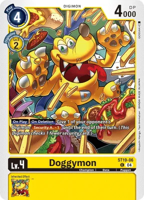 Doggymon, Digimon card ST19-06
