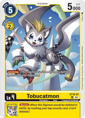 Tobucatmon, Digimon card ST19-07
