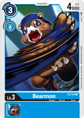 Bearmon, Digimon card ST2-04