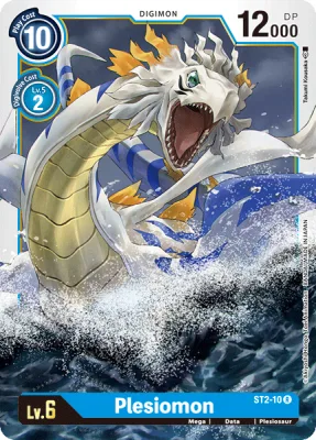 Plesiomon, Digimon card ST2-10