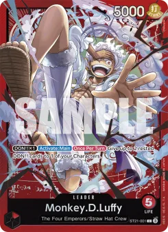 One Piece card ST21-001 artwork