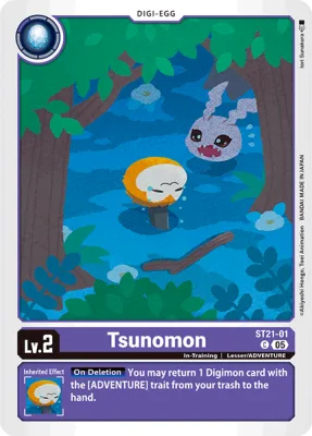 Tsunomon, Digimon card ST21-01