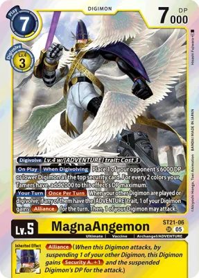 MagnaAngemon, Digimon card ST21-06