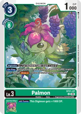Palmon, Digimon card ST21-07