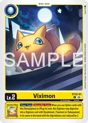 Viximon, Digimon card ST22-01