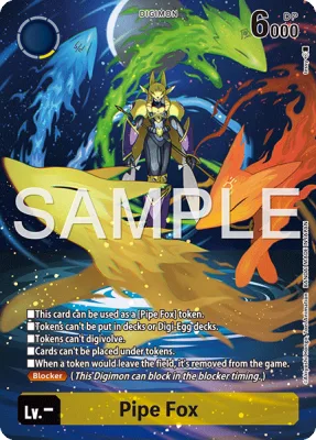 Pipe Fox, Digimon card ST22-TOKEN01