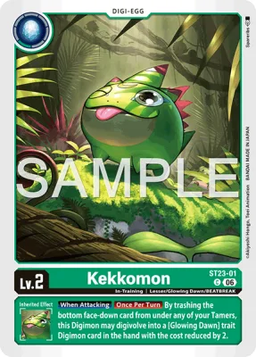 Kekkomon, Digimon card ST23-01
