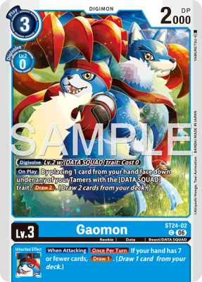 Gaomon, Digimon card ST24-02