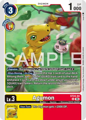 Agumon, Digimon card ST24-04