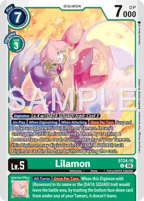 Lilamon, Digimon card ST24-10
