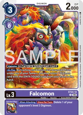 Falcomon, Digimon card ST24-12