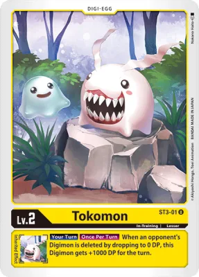 Tokomon, Digimon card ST3-01