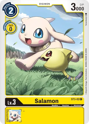 Salamon, Digimon card ST3-02