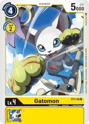 Gatomon, Digimon card ST3-06
