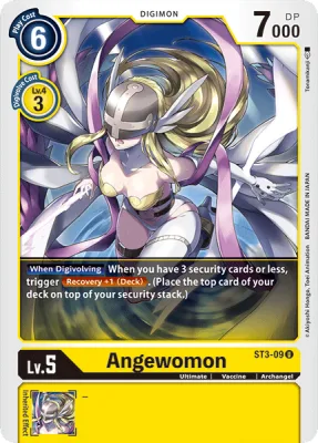 Angewomon, Digimon card ST3-09